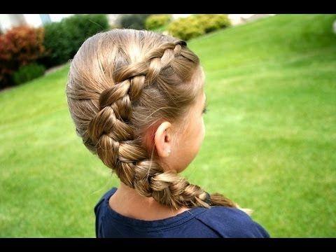 Side Dutch Fishtail Braid Girls Hairstyles