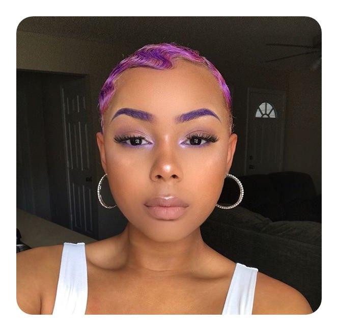 Colored Finger Waves Hairstyles