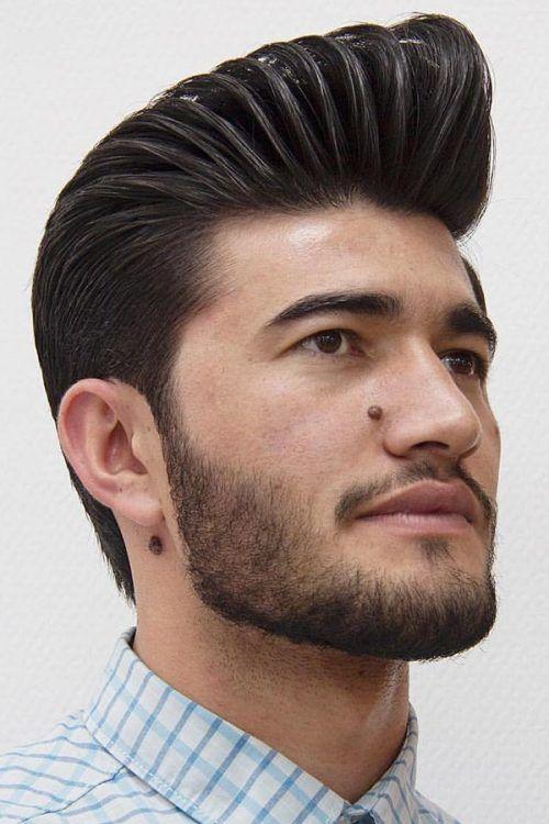 How to Do a Rockabilly Hairstyle hair men high pompadour