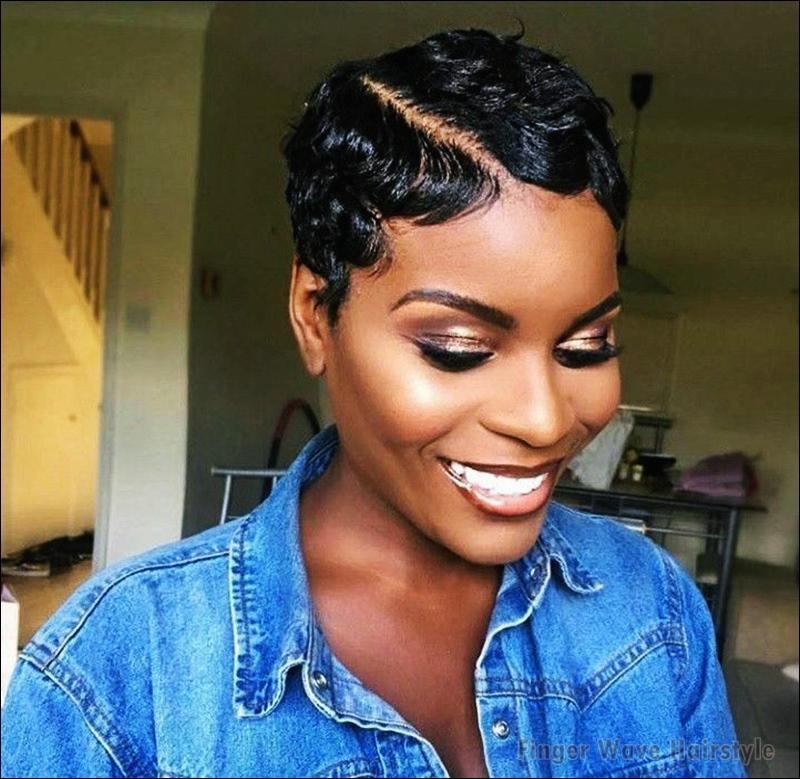 Short Finger Wave Hairstyles For Black Hair how to