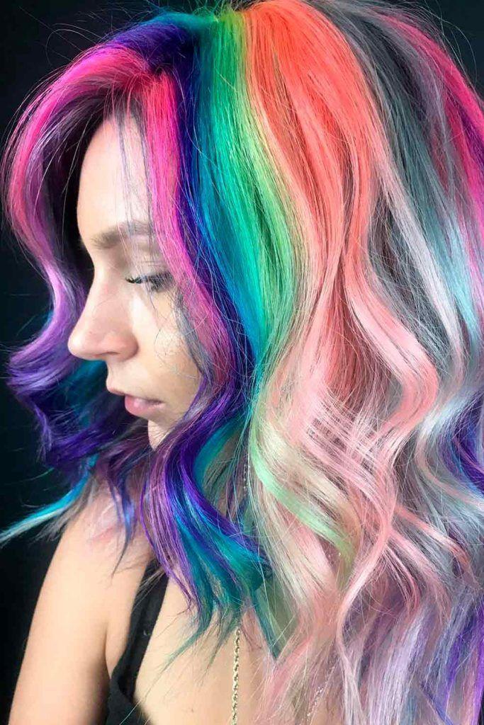 Unicorn Hairstyle Rainbow