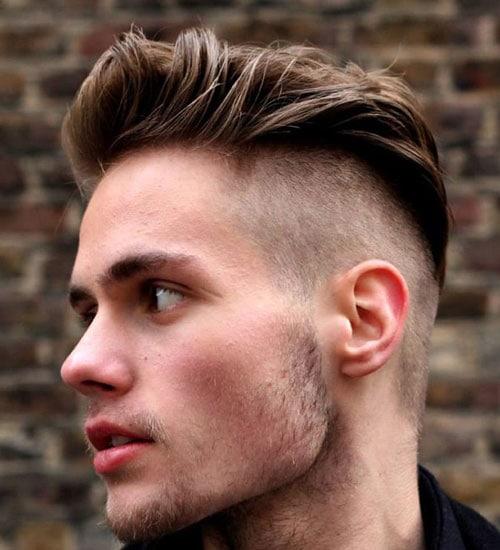Shaved Sides Haircuts for Men Undercut