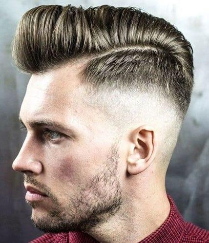 Shaved Sides Haircuts for Men skin fade
