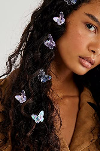 20 Pieces Glitter Butterfly Hair Clips Clamps Pins Claw Clips Cute Butterfly Hair Styling Accessories For Women And Girls 0 4