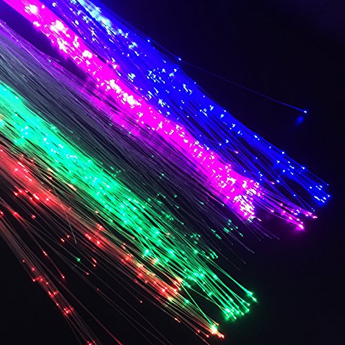 Acooe 10 Pack Flashing Led Light Up Toys Optics Led Hair Lights Flashing Led Light Up Toys Barrettes For Party Bar Dancing Hairpin Light Up Hair Accessories 0 2