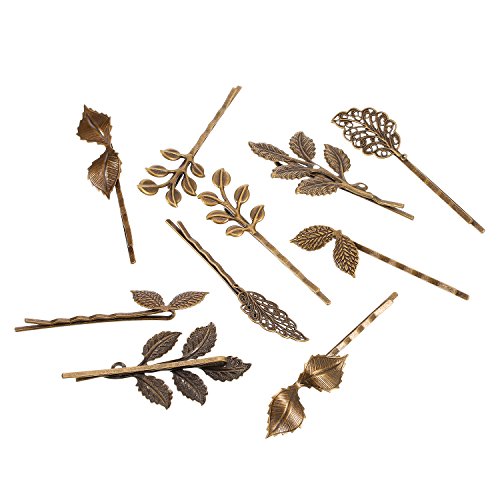 Bbto 22 Pieces Vintage Hair Clips Barrettes Bronze Leaf Bobby Pin Flower Butterfly Heart Hair Clip For Girls And Women Mix Styles 0 1