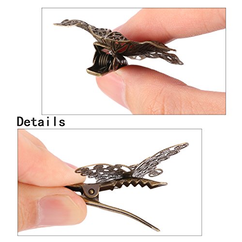 Bbto 22 Pieces Vintage Hair Clips Barrettes Bronze Leaf Bobby Pin Flower Butterfly Heart Hair Clip For Girls And Women Mix Styles 0 2