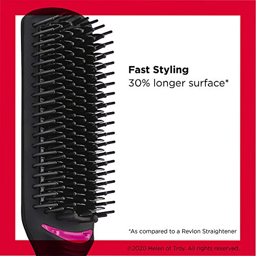 Revlon Hair Straightening Heated Styling Brush 4 12 Inch 0 0