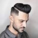 Mid Fade with Side Part and Long Fringe Men Hairstyles